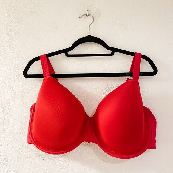 Thirdlove 24/7 Classic T Shirt Bra in Red Size 42F - Picture 1 of 5
